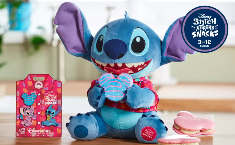 2024 Stitch Attacks Snacks Series Macaron Merchandise shopDisney
