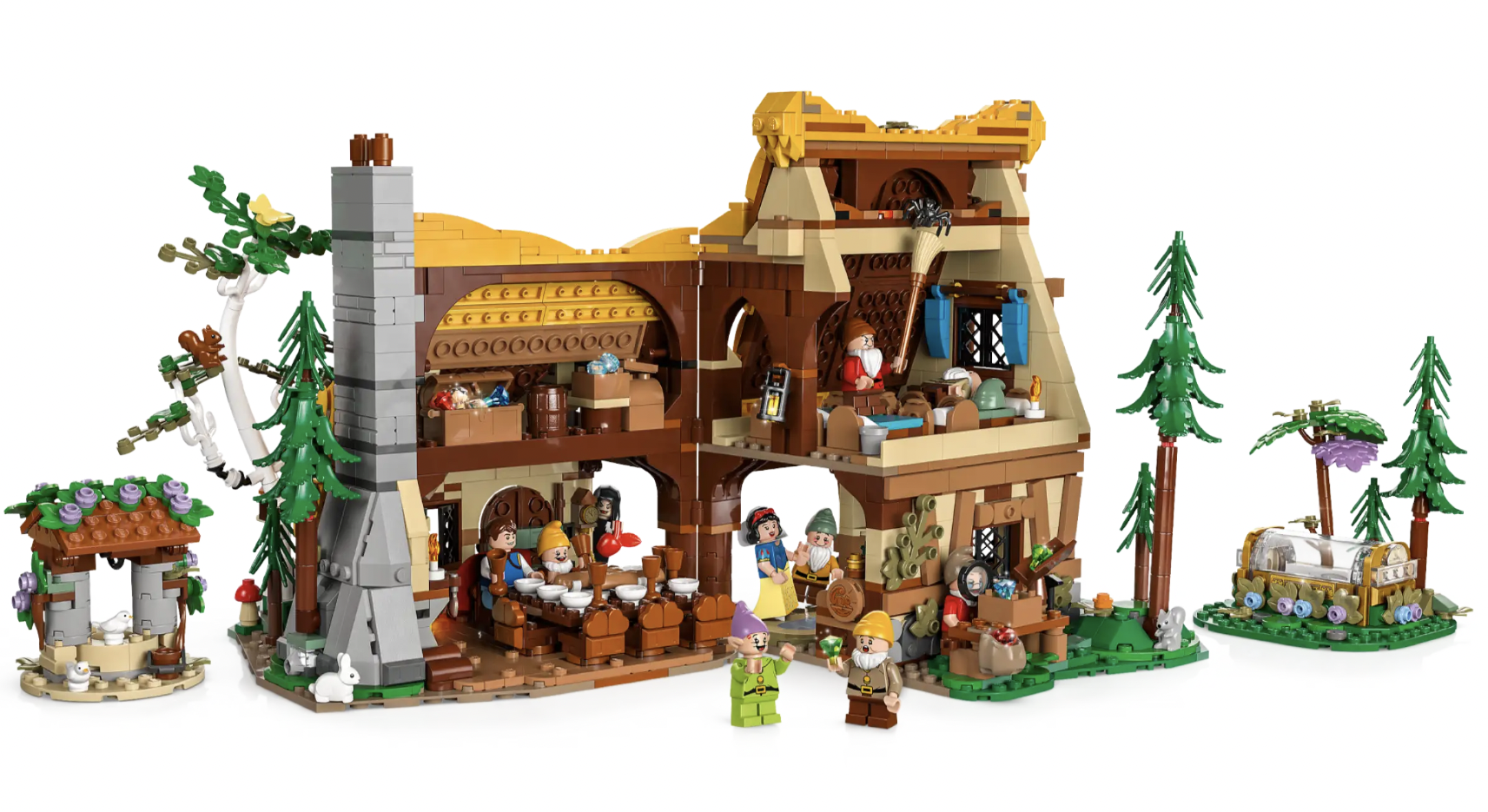new lego set, snow white and the seven dwarfs