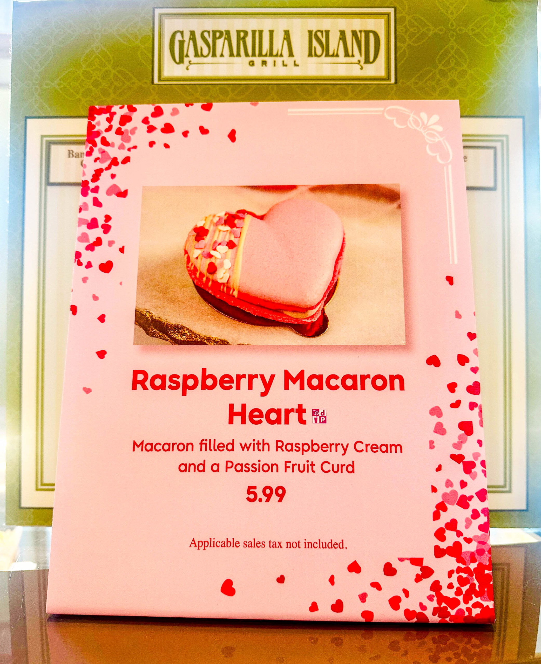 Raspberry Macaron Heart