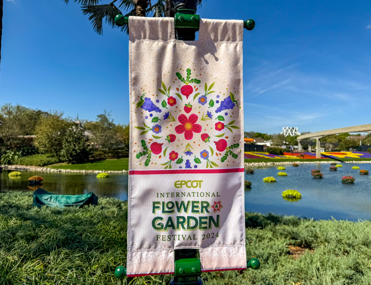 PHOTOS 2024 Flower & Garden Festival Banners Bloom at EPCOT