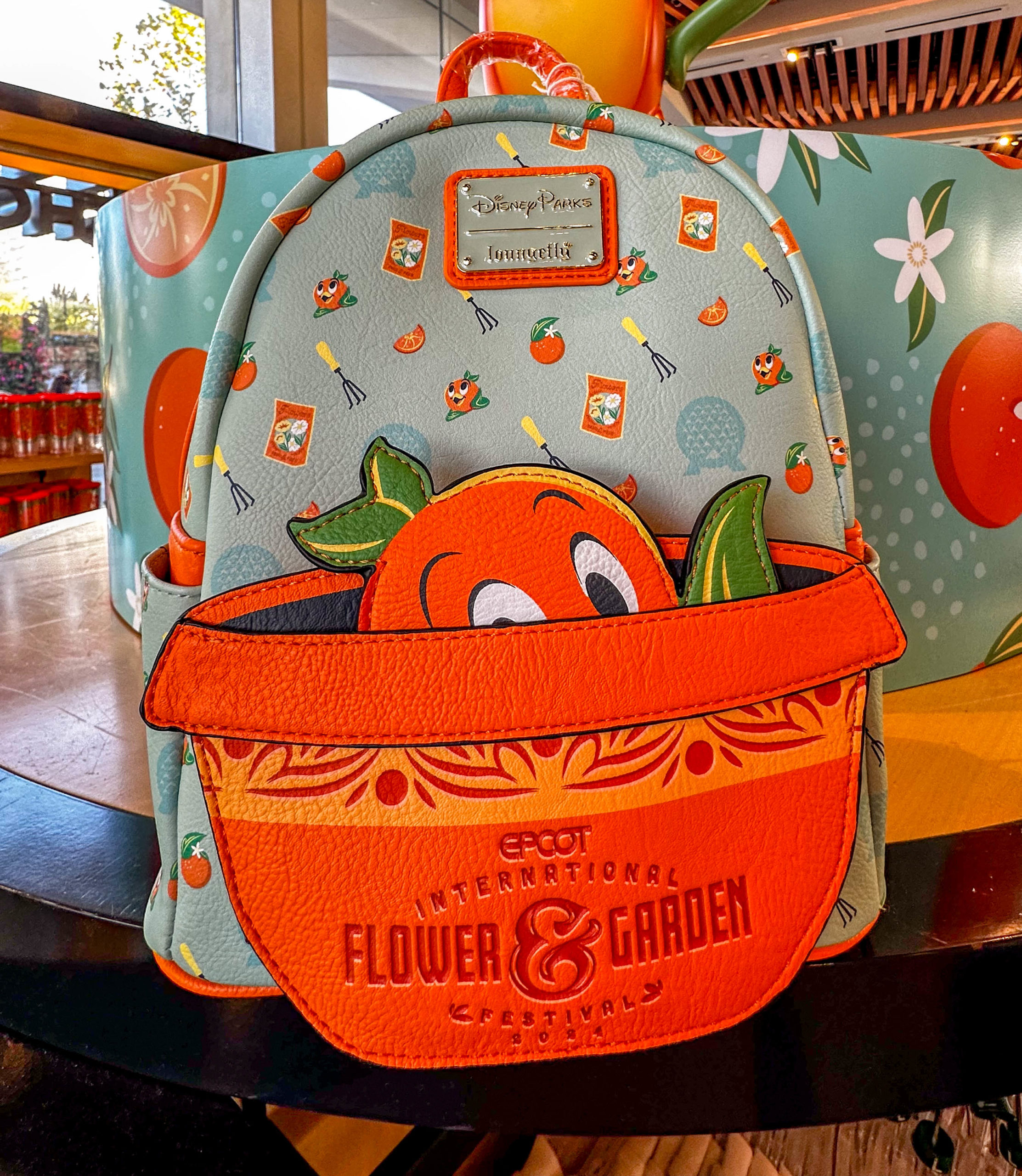 Orange Bird Loungefly Backpack