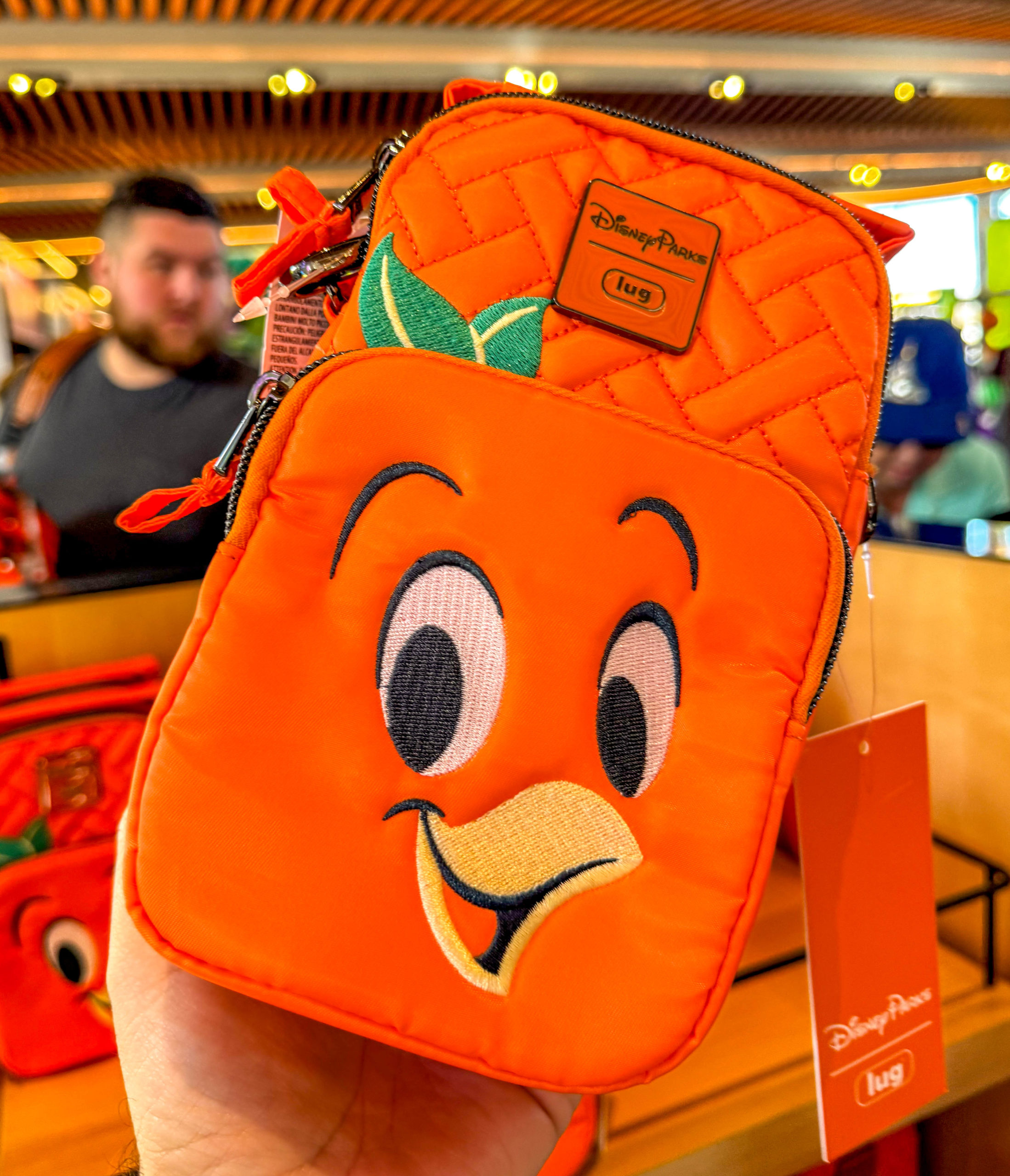 Orange Bird Lug Bag