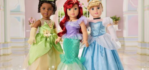 American Girl Disney Princess Dolls Tiana Ariel Cinderella