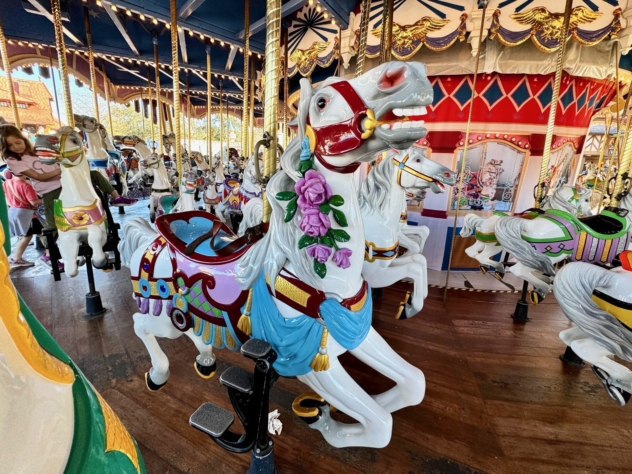 Cinderella's Horse Prince Charming's Regal Carousel Magic Kingdom