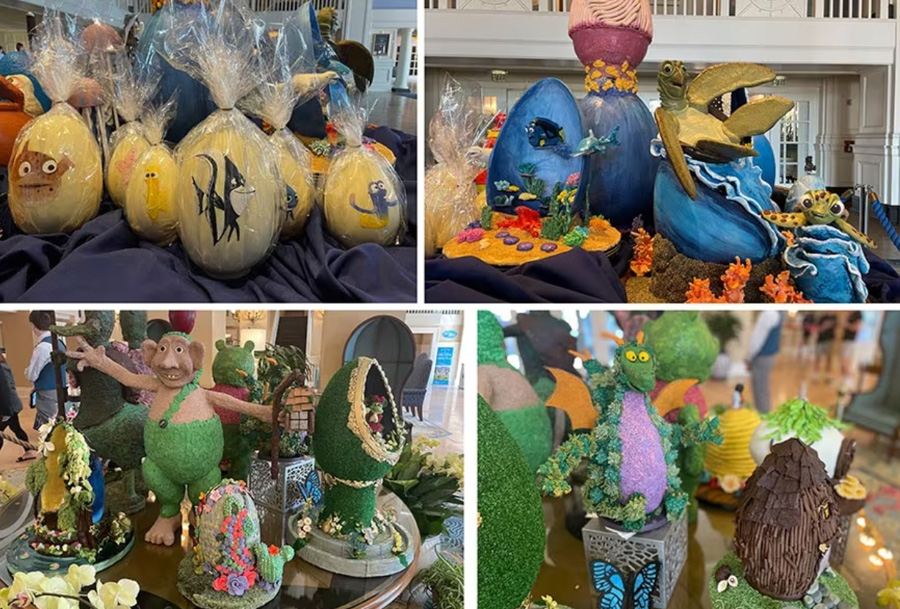 Easter Egg Displays Grand Cottage Disney World