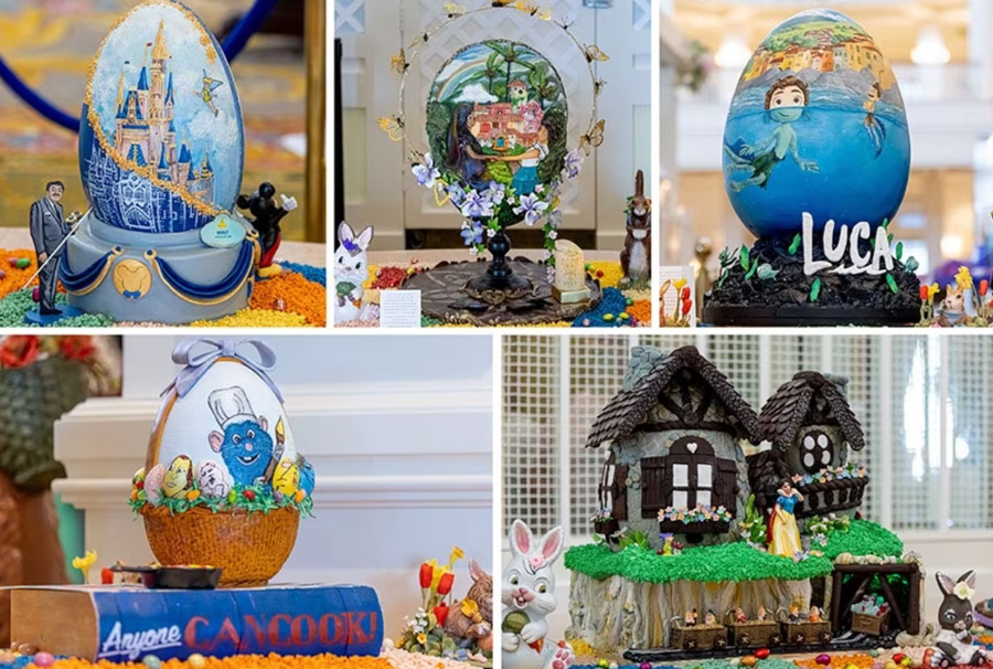 Easter Egg Displays Grand Cottage Disney World