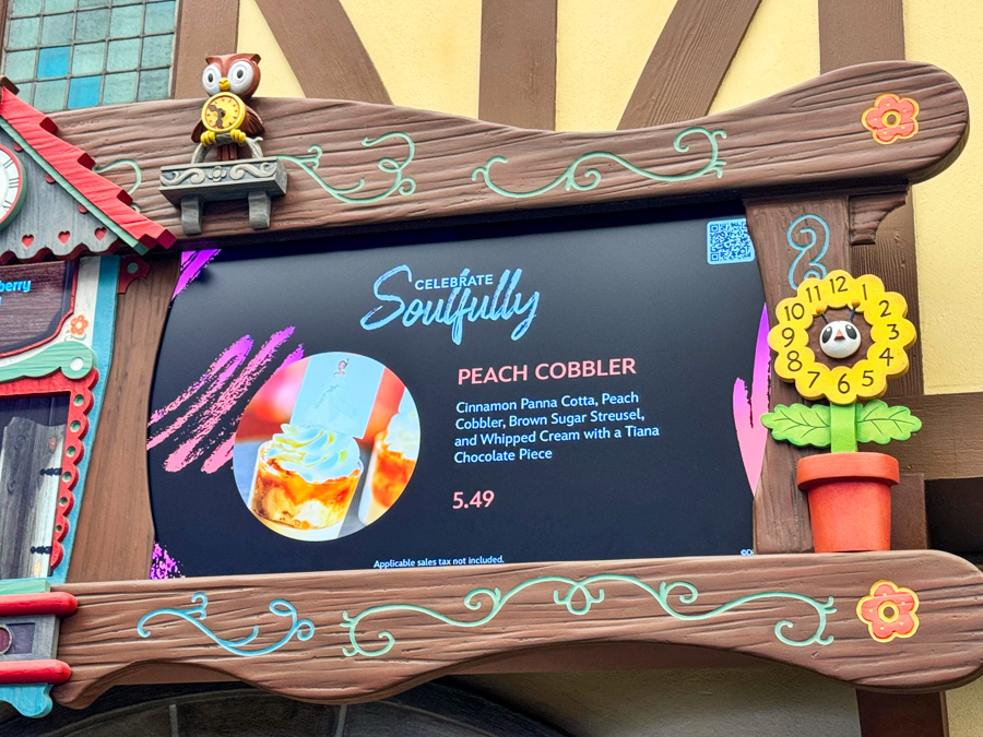 Peach Cobbler Pinocchio Village Haus Celebrate Soulfully