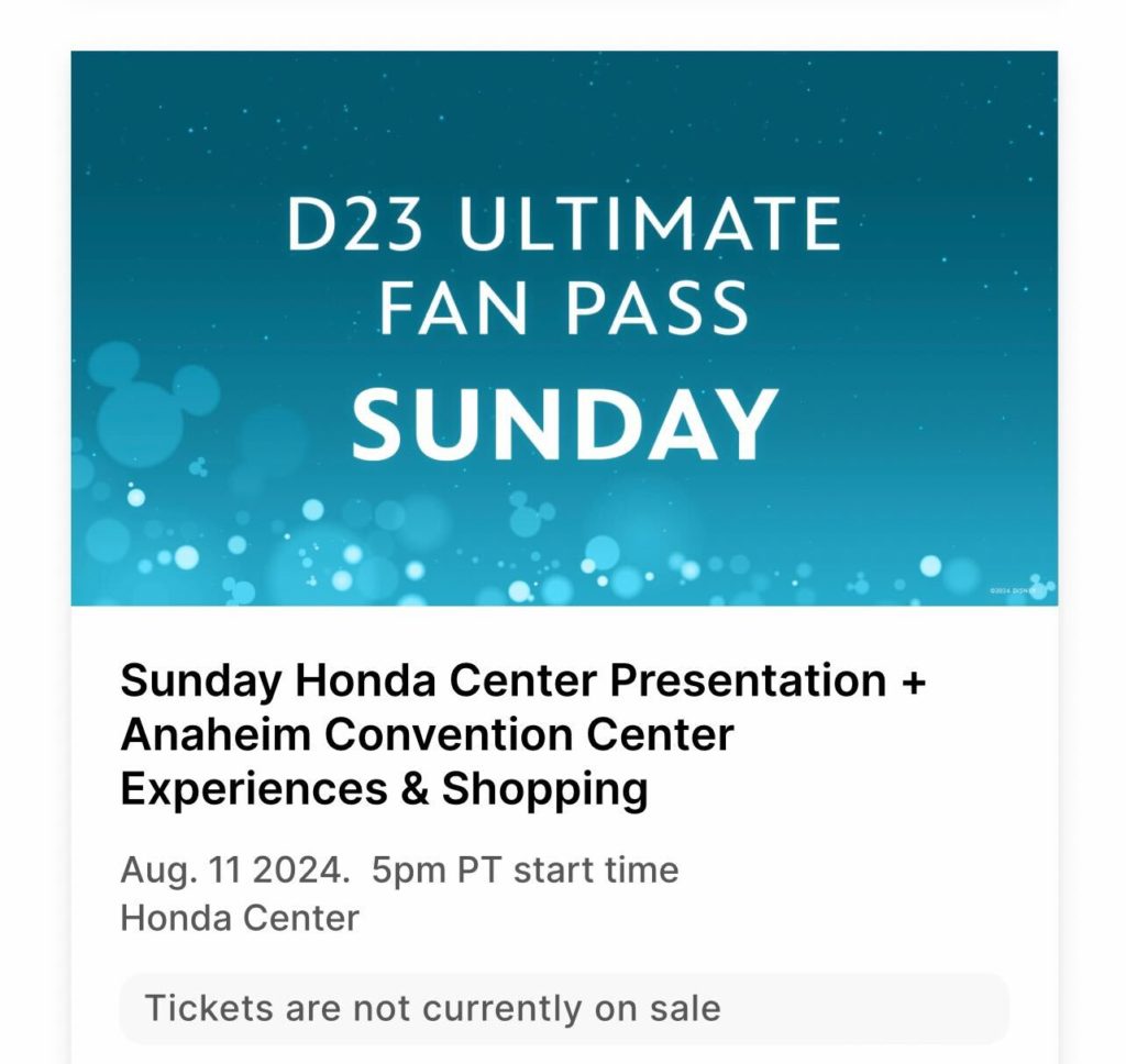D23 Ultimate Fan Event