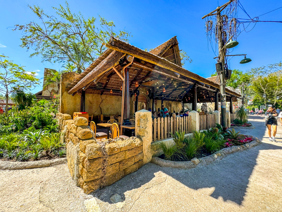 Animal Kingdom Africa Harambe Market Extended New Seating Area