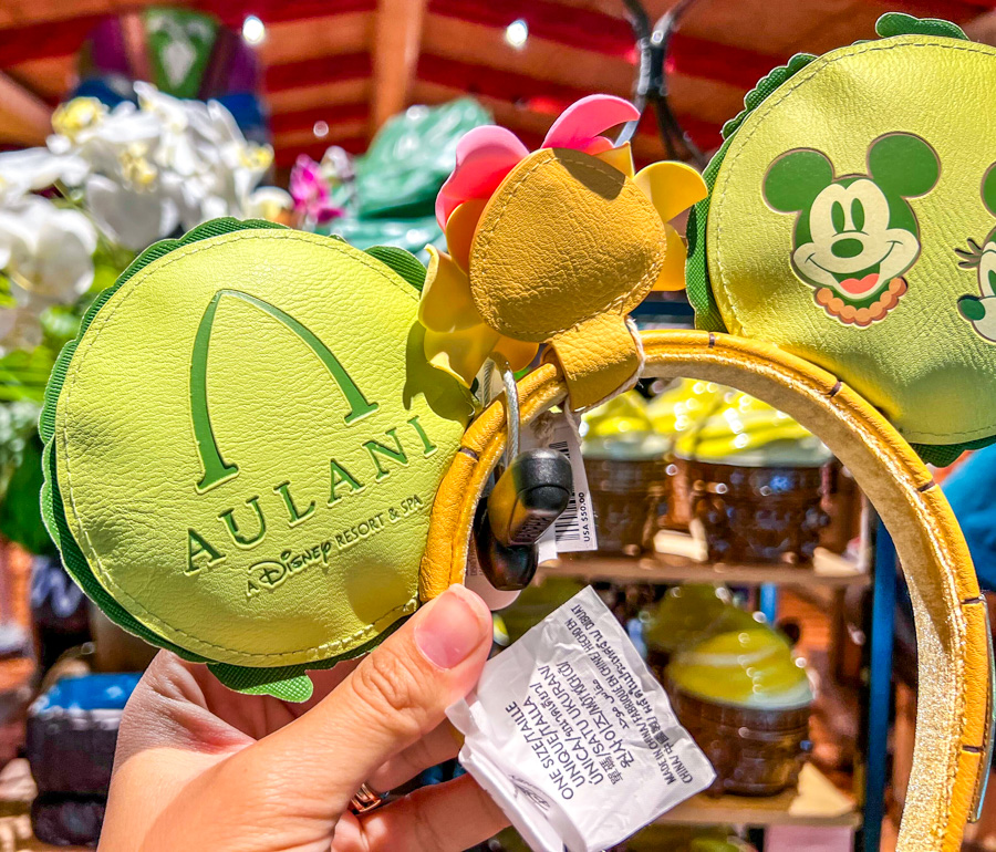 Aulani Mickey Minnie Ears Polynesian Resort Hawaiian Ears Disney World