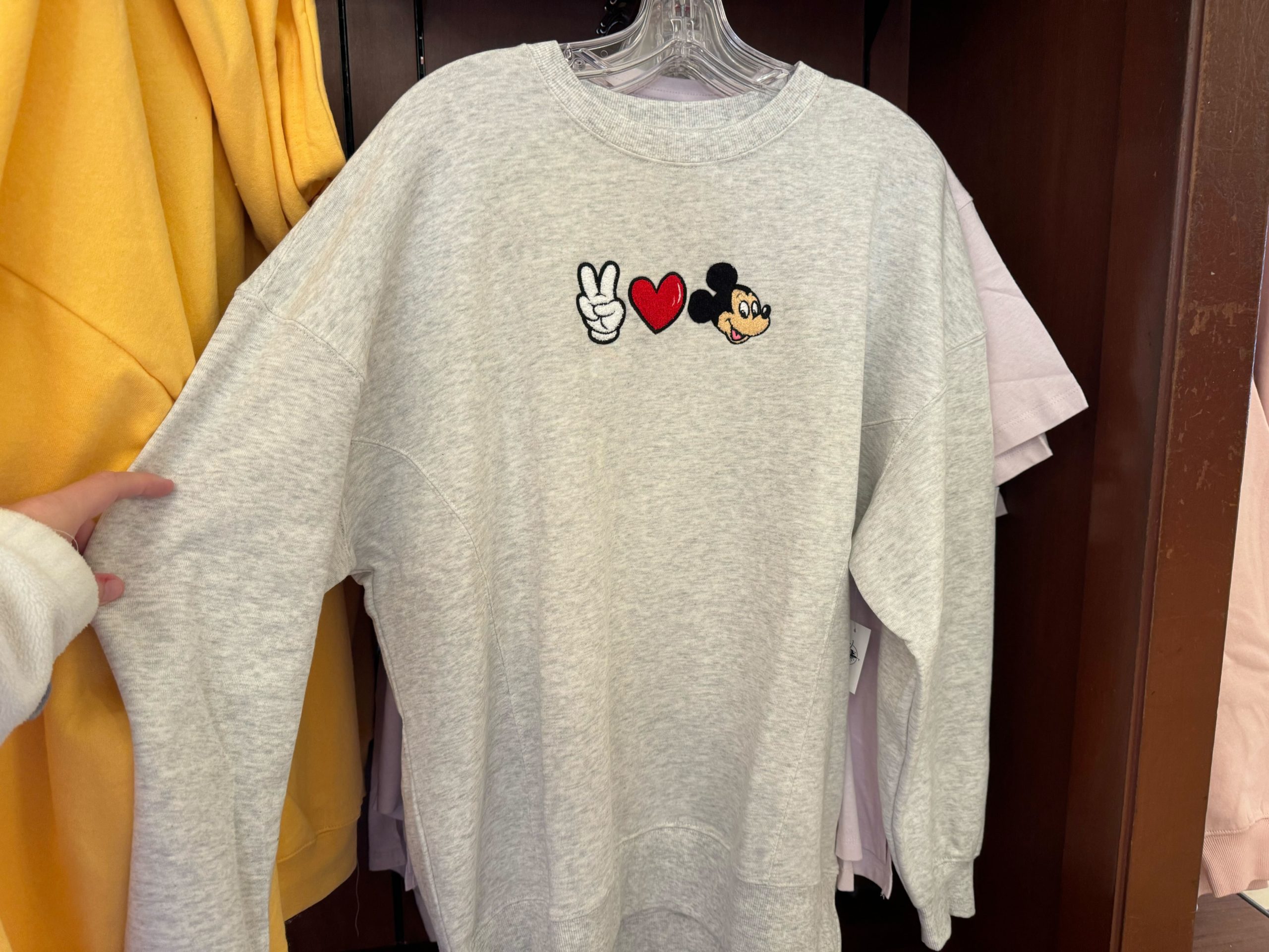Peace Love Mickey shirt 