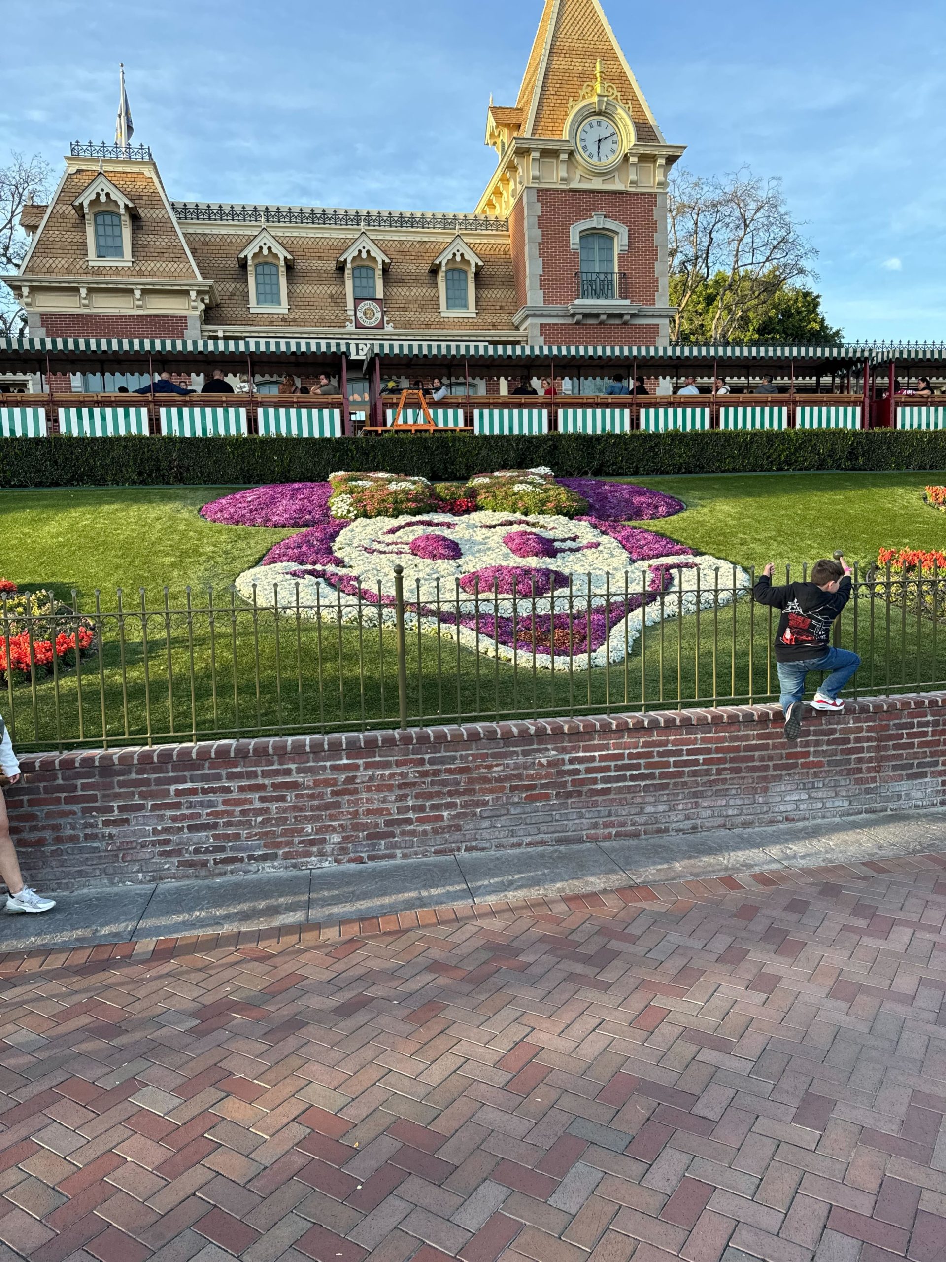 Floral Minnie Mouse at Disneyland