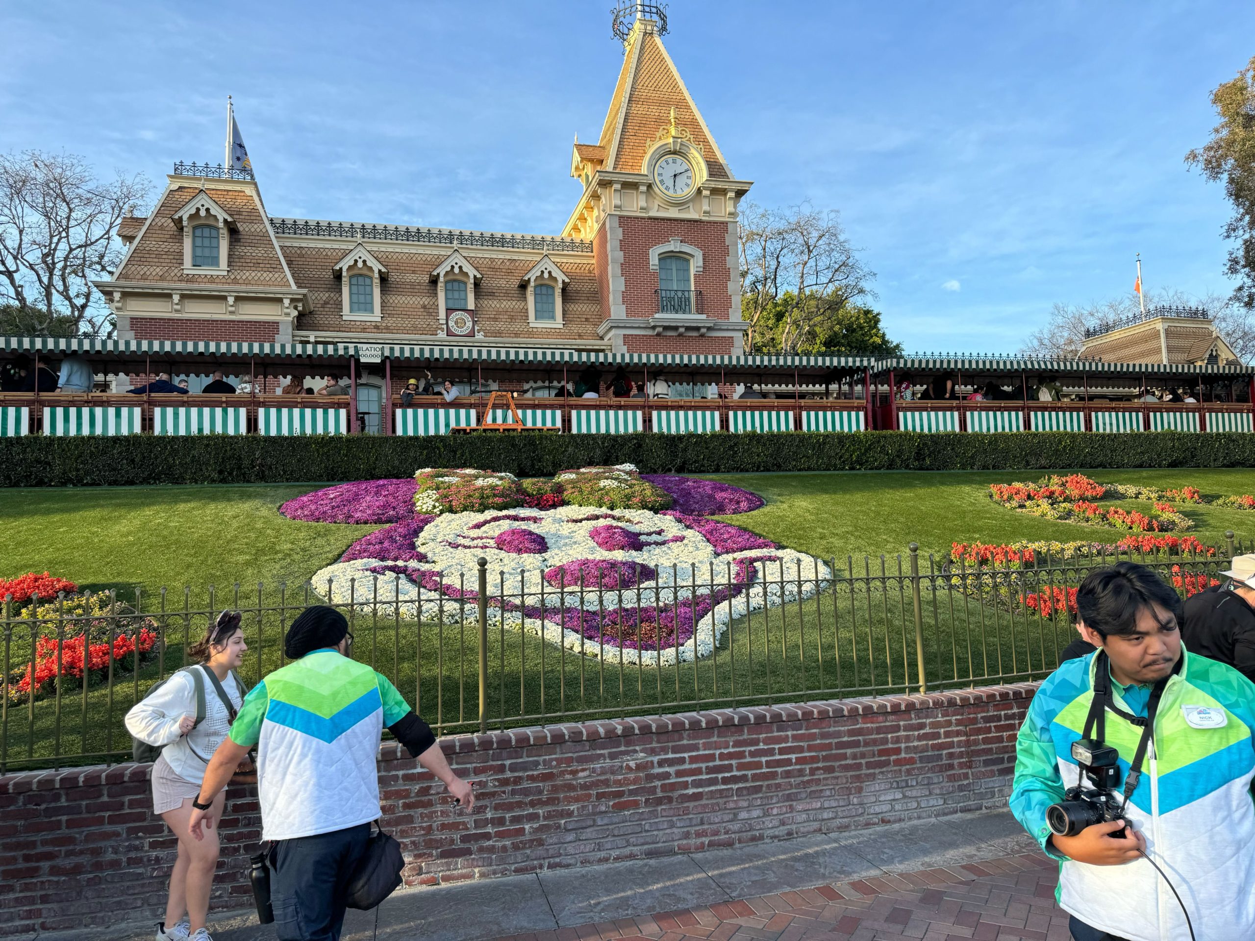 Floral Minnie Mouse at Disneyland