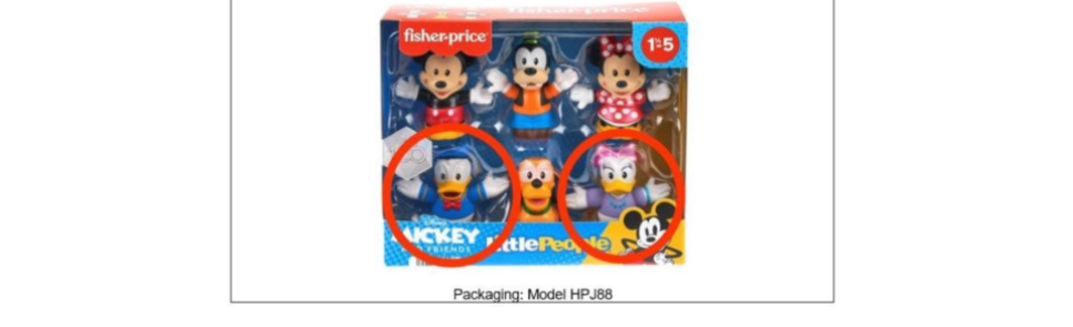 Mattel Fishing Price Disney recall