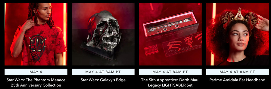 Secret May the 4th Merchandise Star Wars Disney Store Website Collections