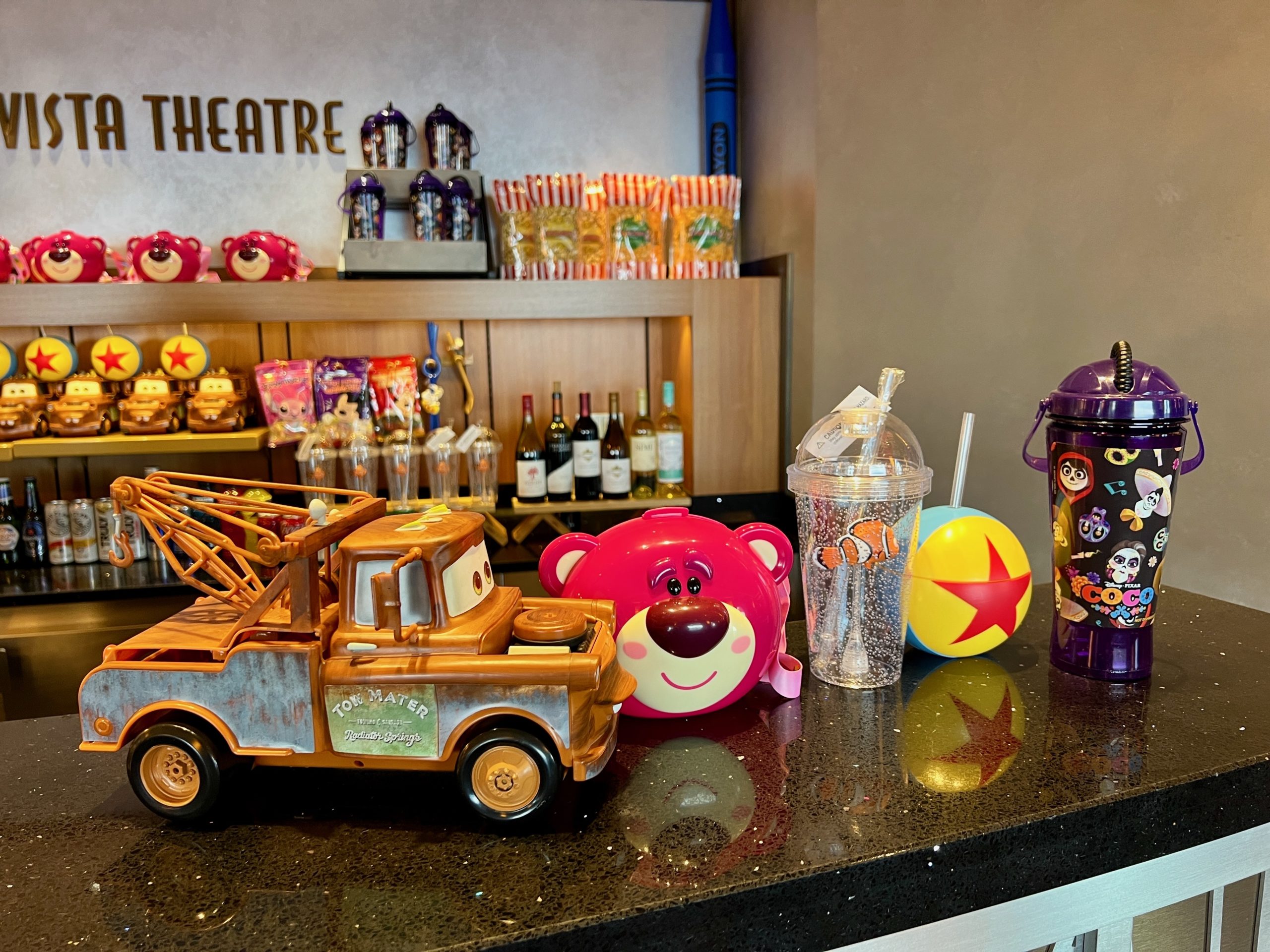 Pixar Popcorn Buckets Disney Fantasy Magical Eats