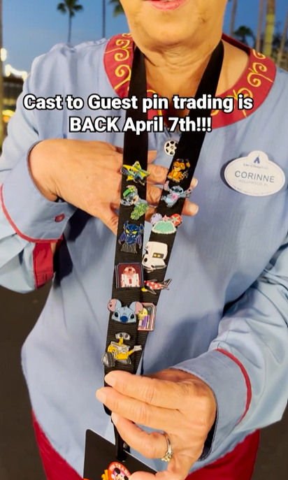 guest to cast pin trading returning to disney world april 2024