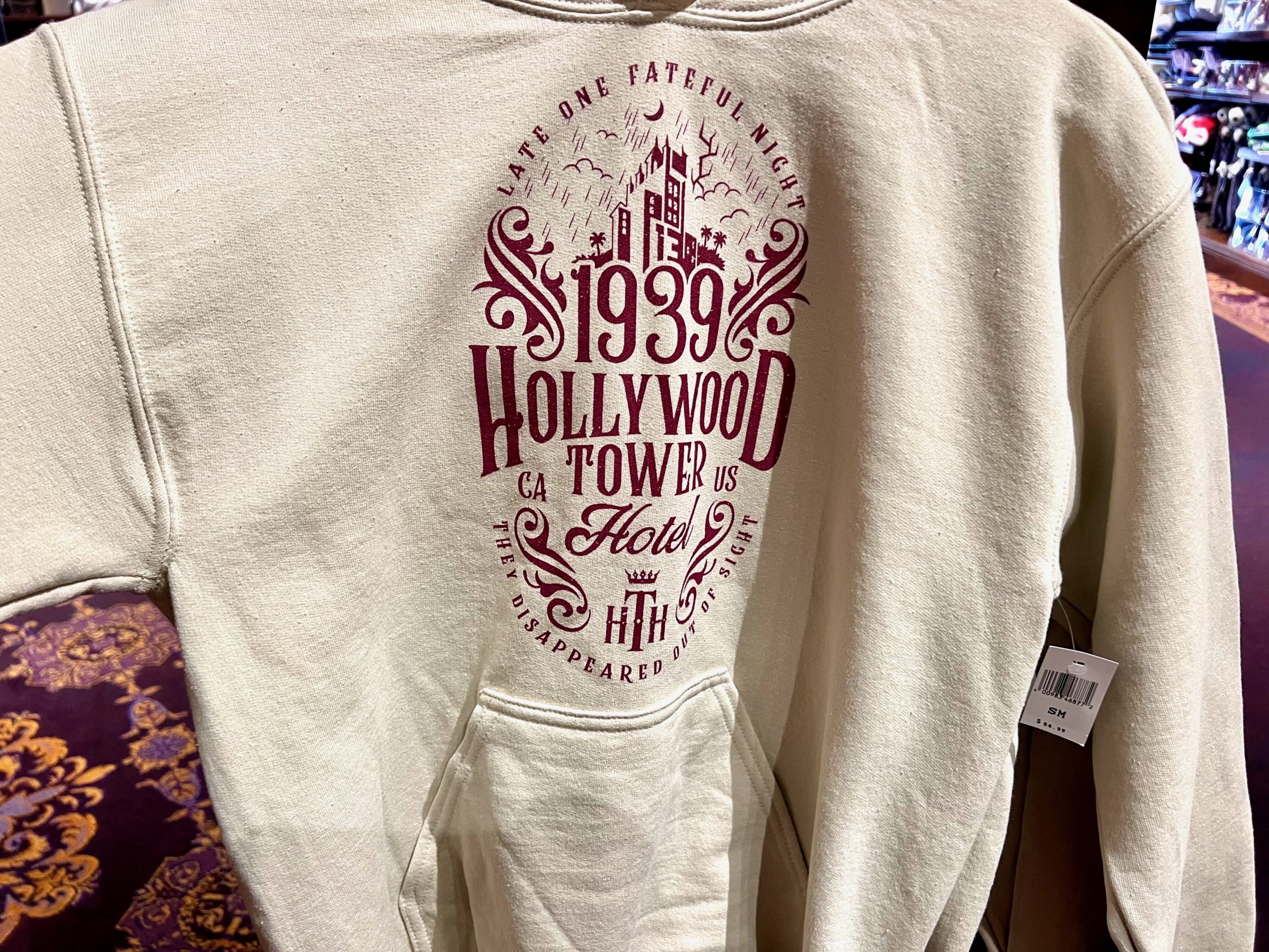 Hollywood Tower Hotel Hoodie Tower of Terror Merchandise
