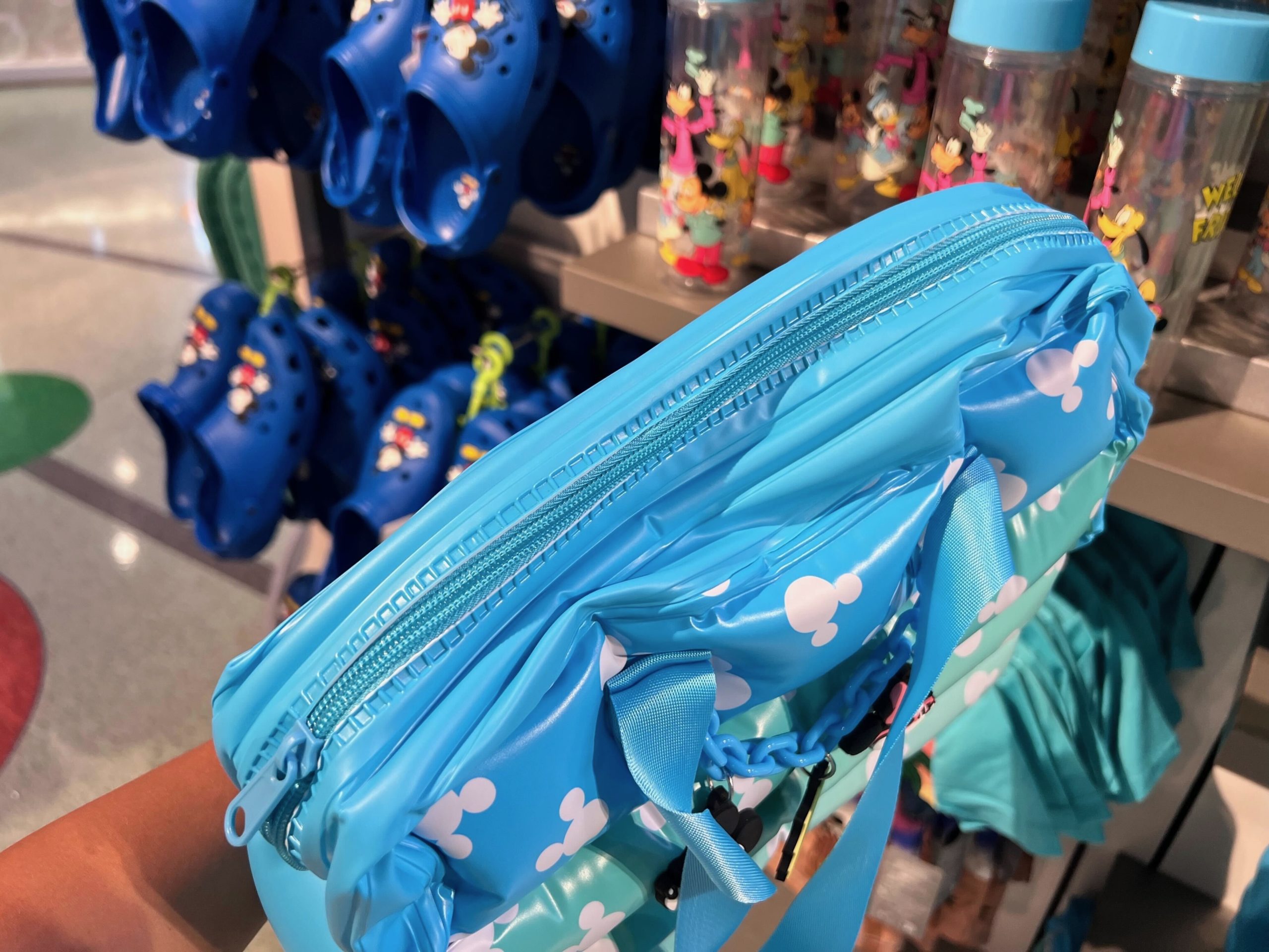 Inflatable Mickey and Minnie Bag at Star Traders in Magic Kingdom