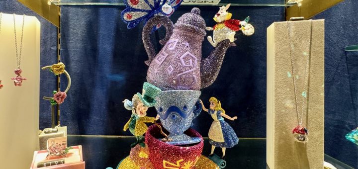 Alice in Wonderland Swarovski Figurine in Magic Kingdom