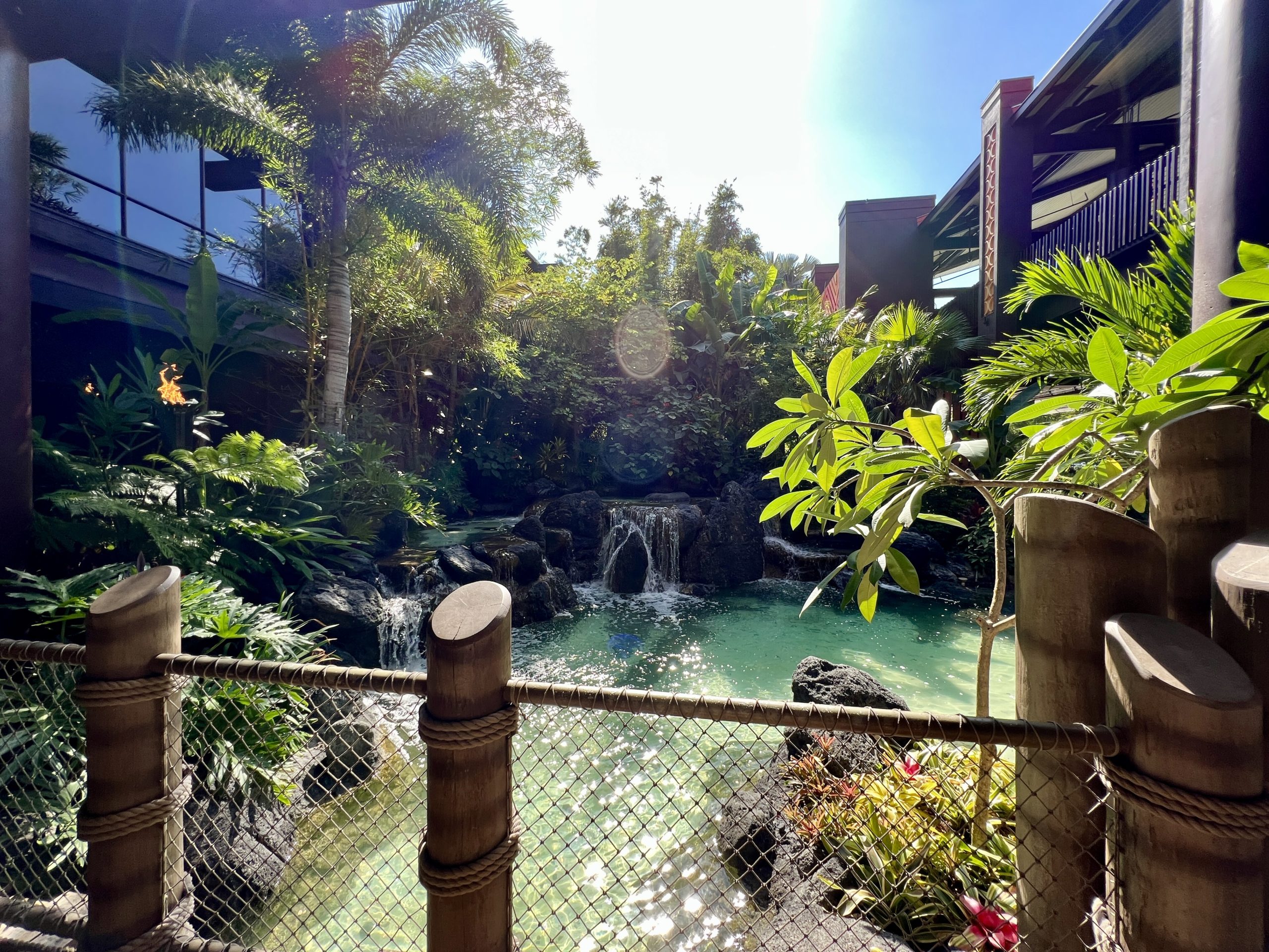 Disney's Polynesian Village Resort Entrance