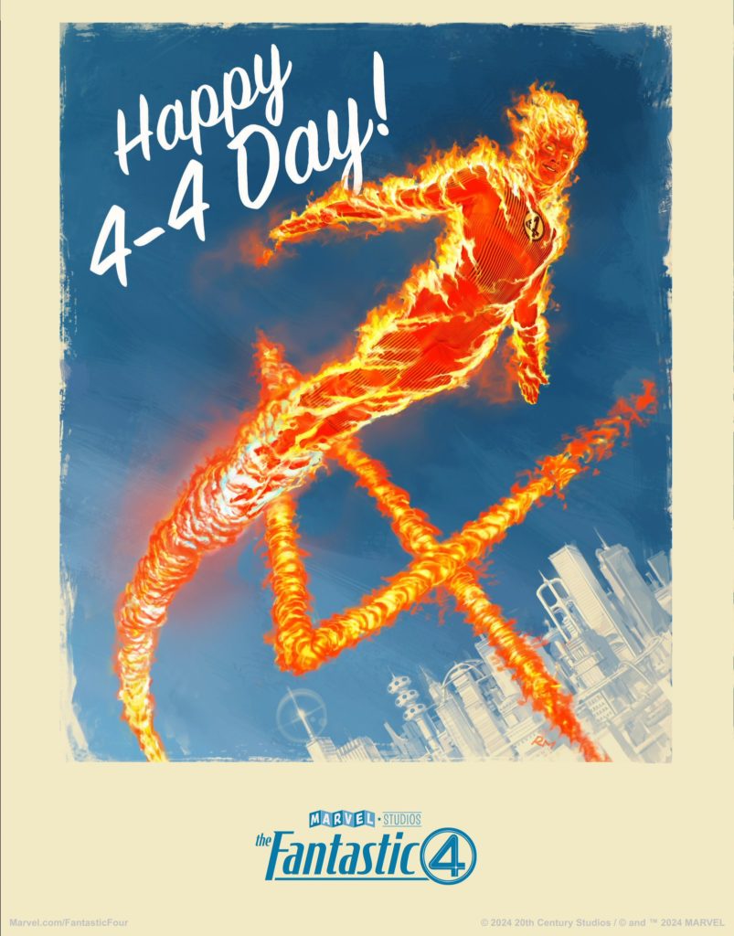 The Fantastic Four Human Torch Poster