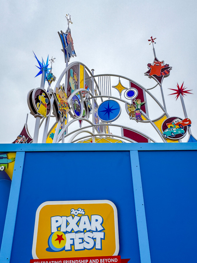 Pixar Fest Decor Disneyland