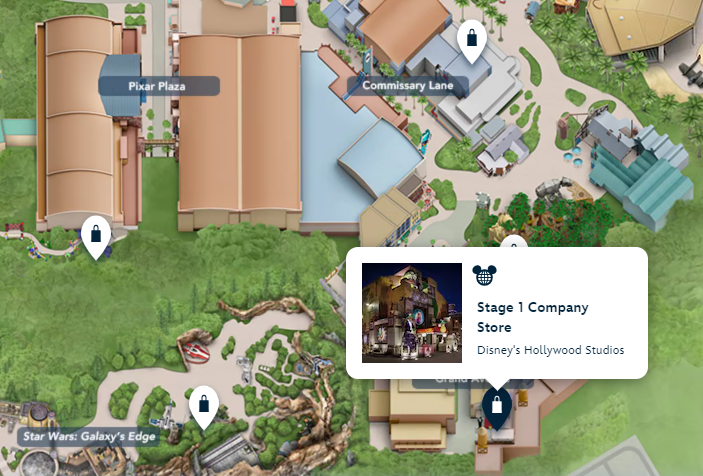 Stage 1 Company Store Map