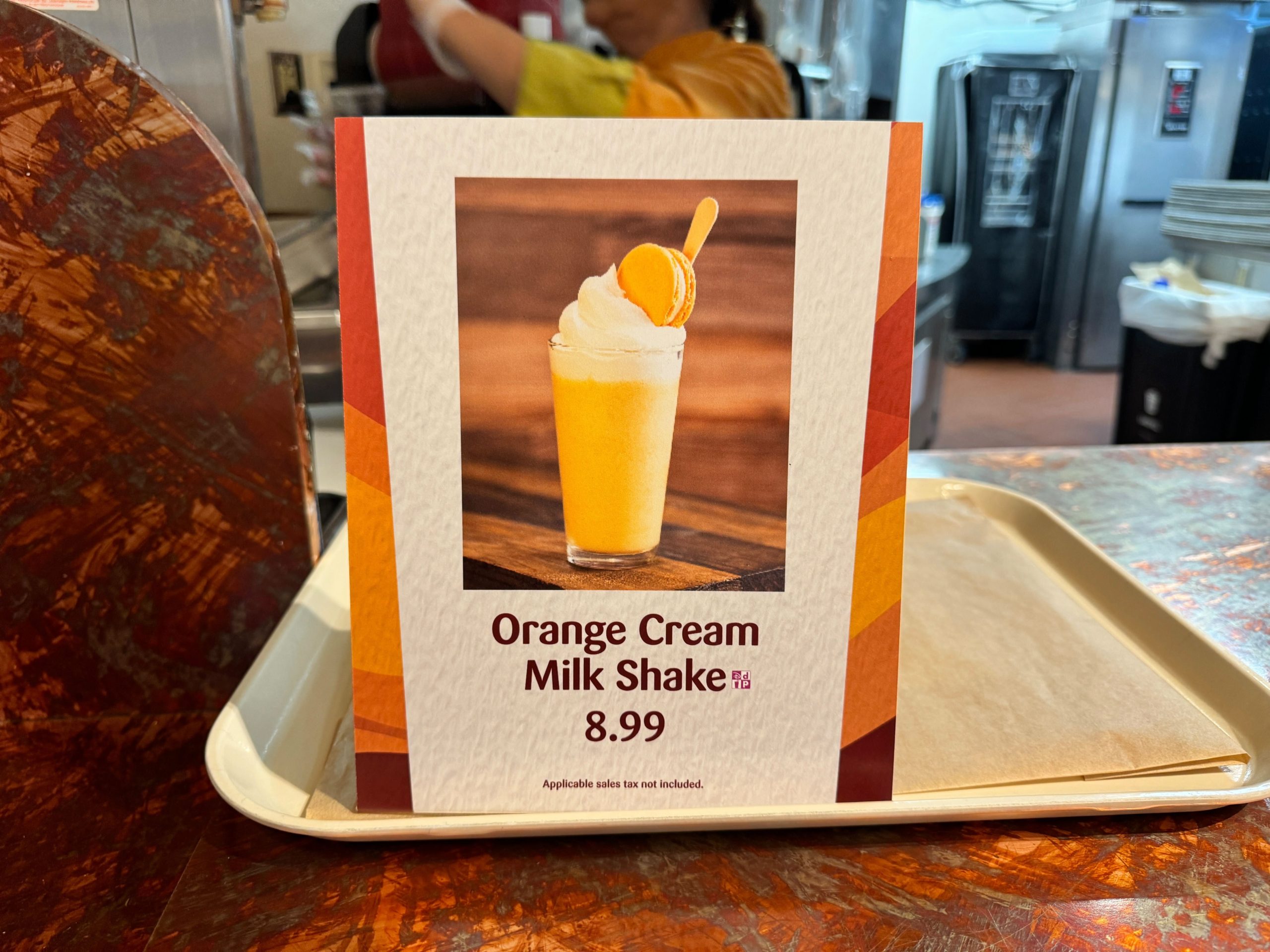 orange cream milkshake epcot