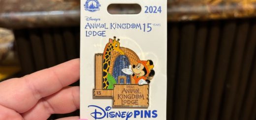 disney's animal kingdom lodge anniversary pin