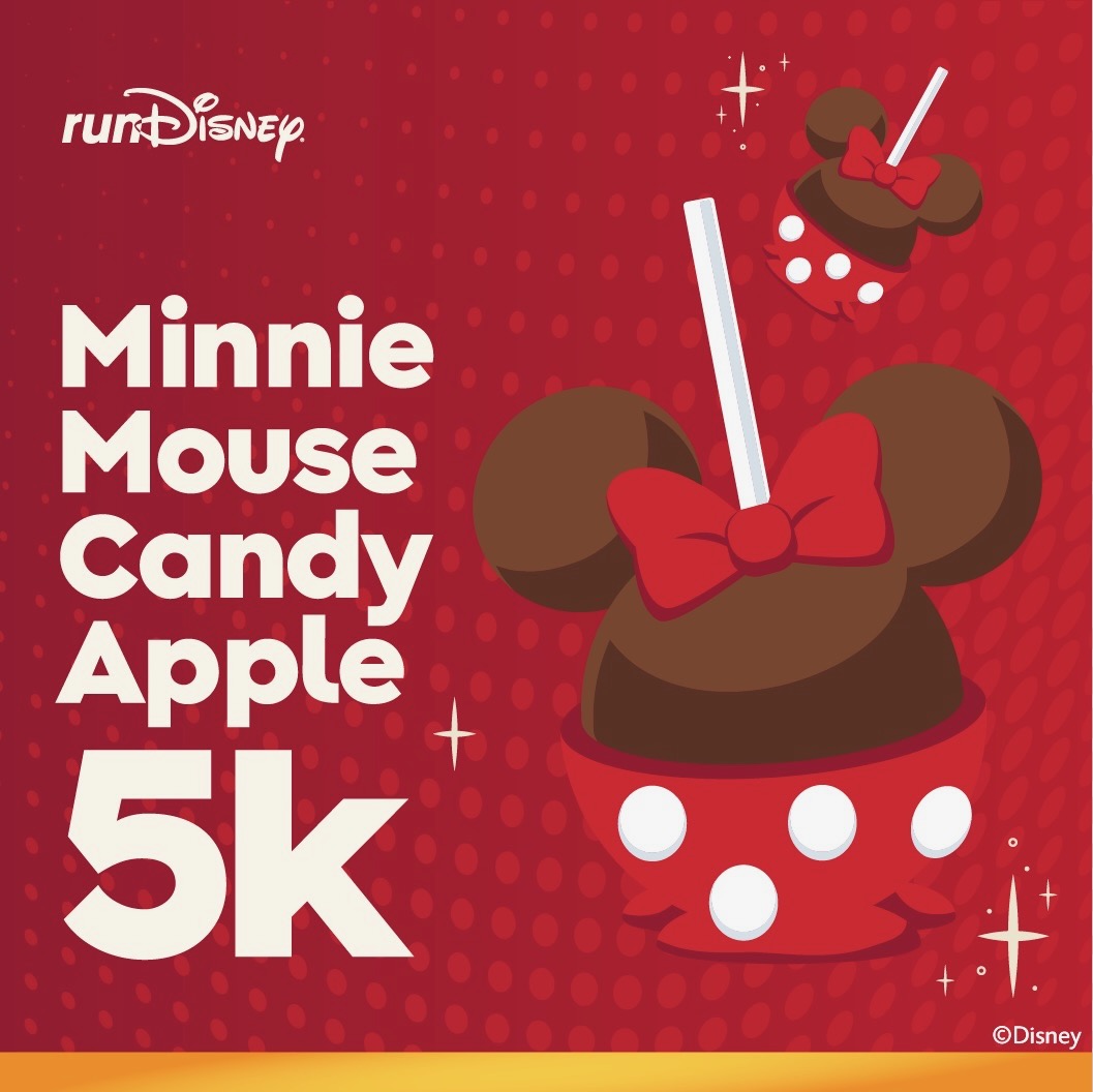 Minnie Mouse Candy Apple 5K runDisney