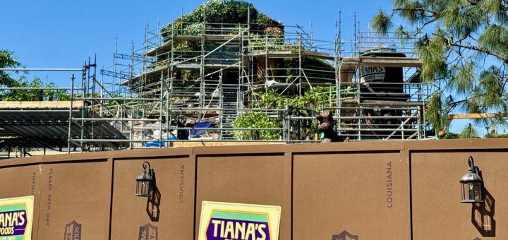 Tiana's Bayou Adventure Construction in Disneyland