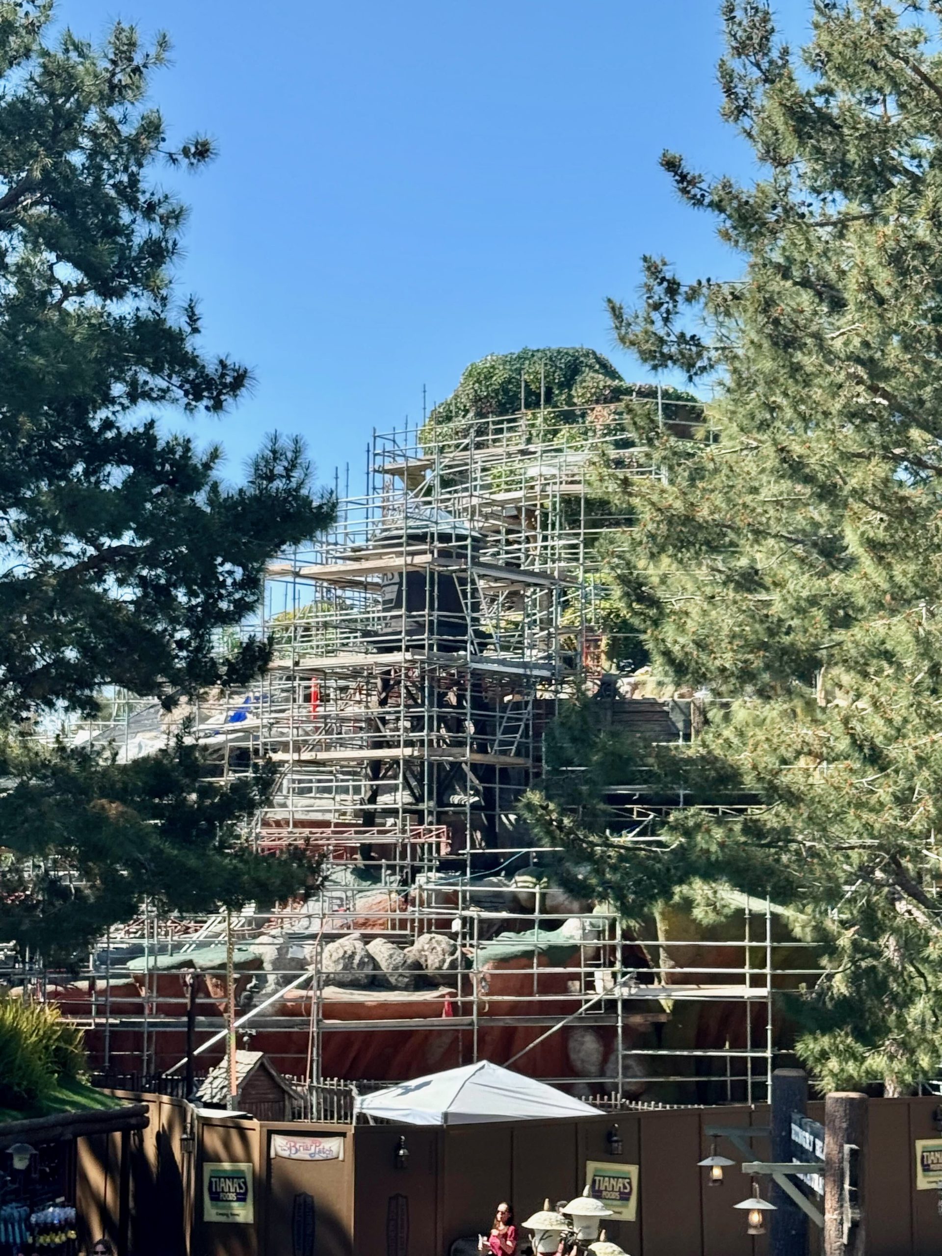 Tiana's Bayou Adventure Construction in Disneyland