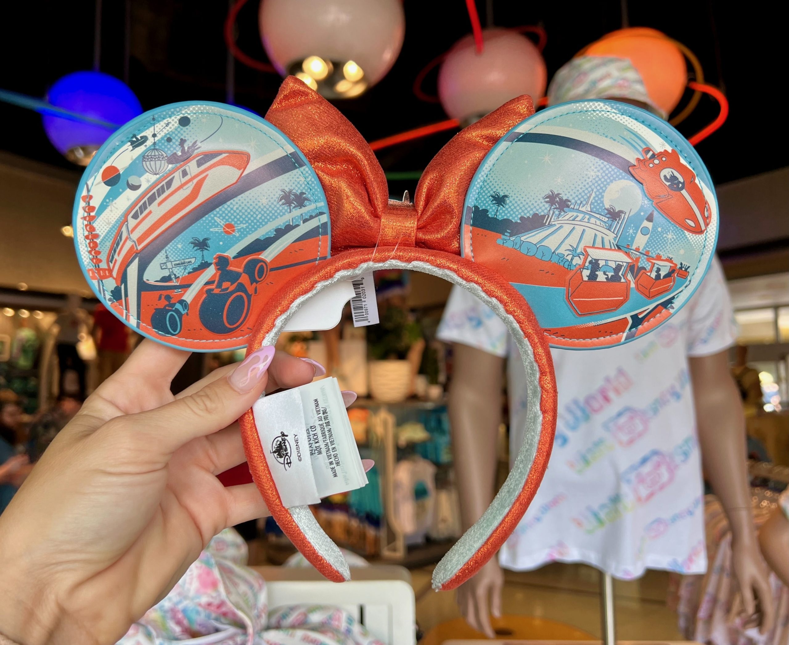 Tomorrowland Minnie Ears at Star Traders in Magic Kingdom