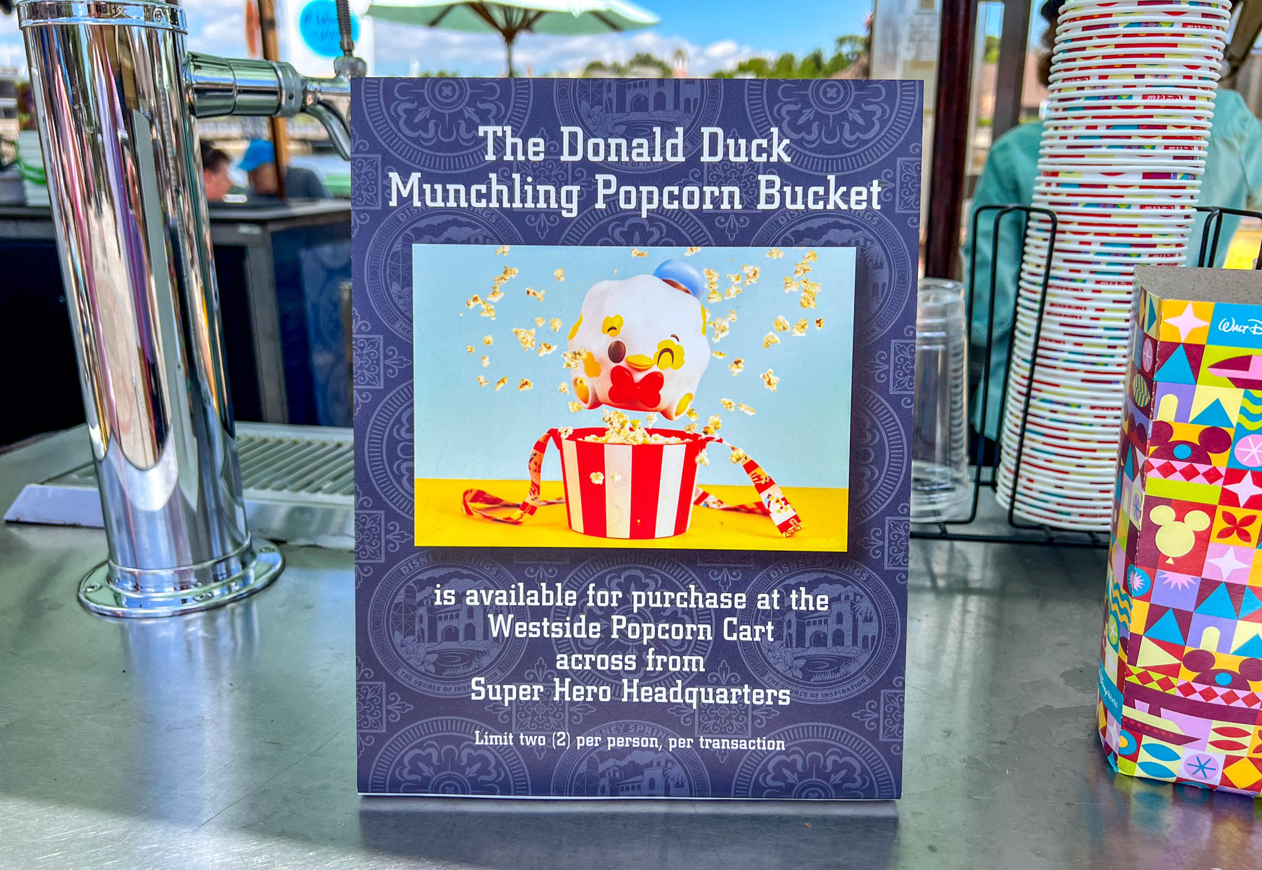 Donald Duck Munchling Popcorn Bucket