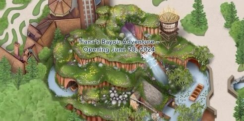 Tiana's Bayou Adventure in My Disney Experience app