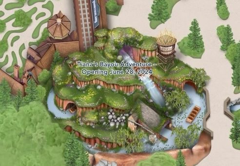 Tiana's Bayou Adventure in My Disney Experience app