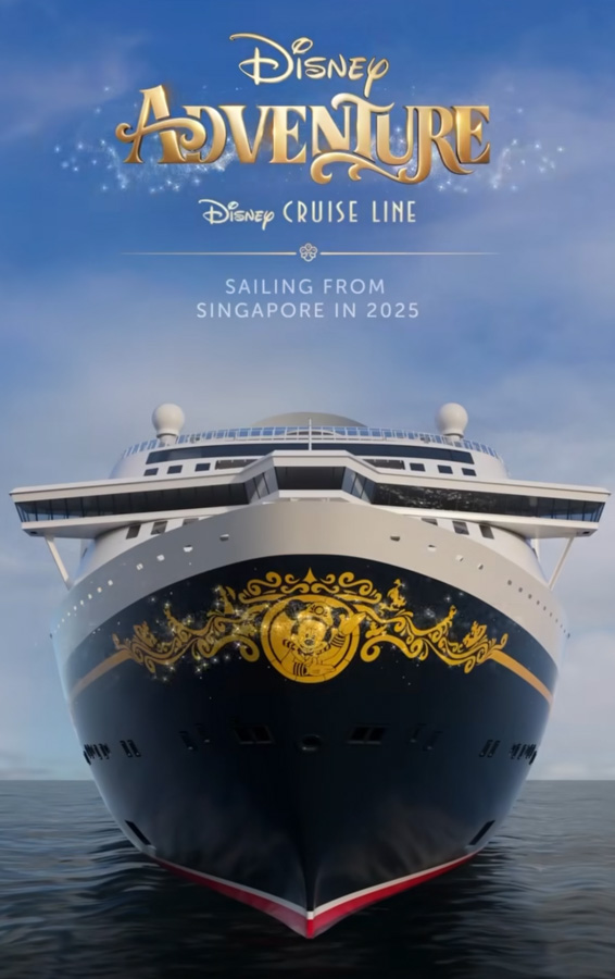 Disney Cruise Line Singapore Disney Adventure Bow Mickey