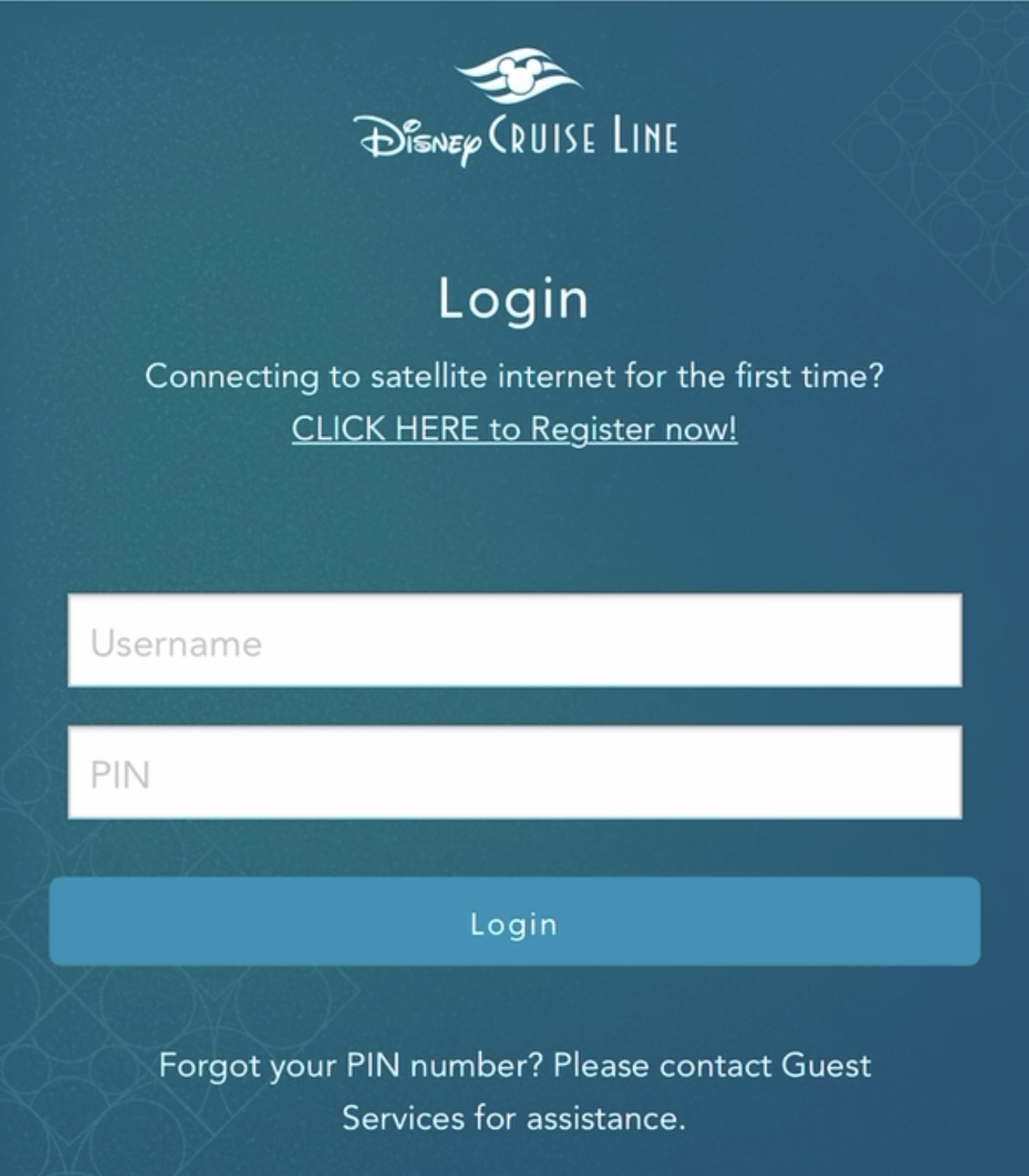 Disney Cruise Line wi-fi