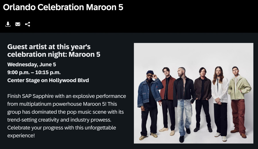 Hollywood Studios Closing Early June 2024 Maroon 5