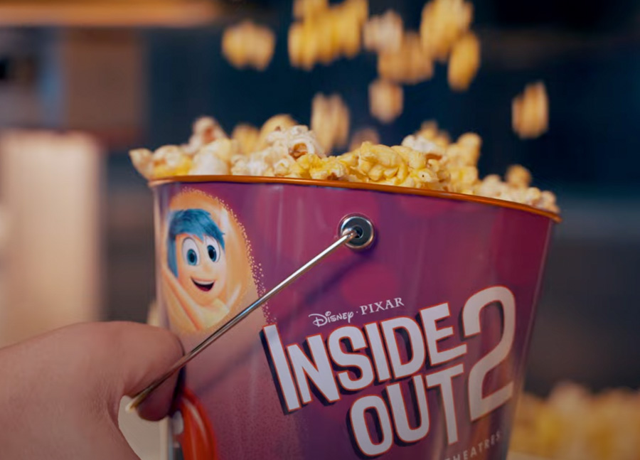 Regal Cinemas Inside Out 2 Popcorn Buckets Cup Anger