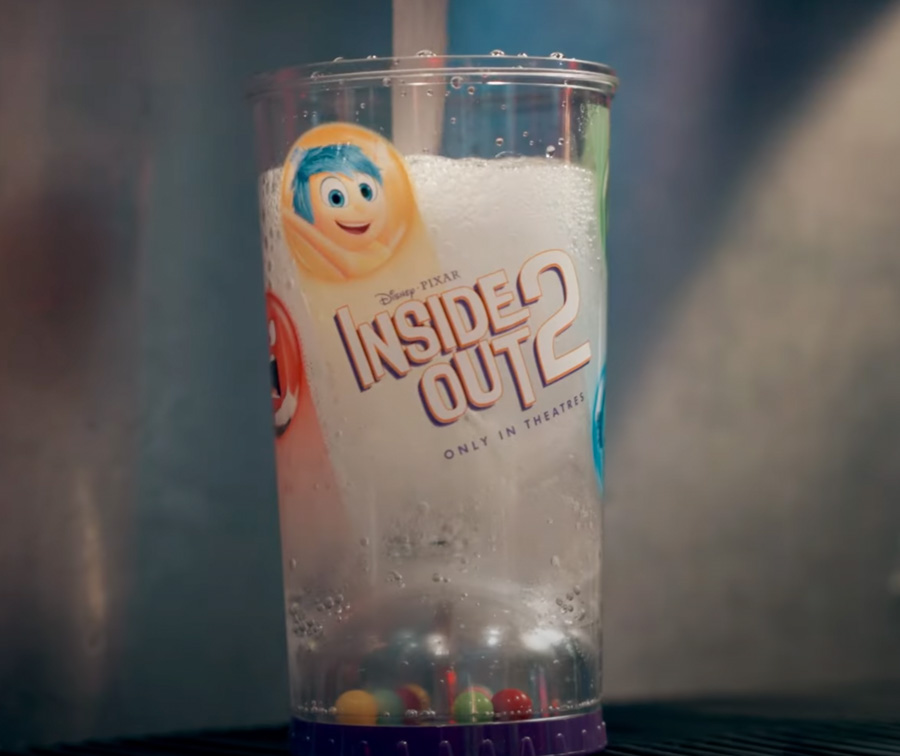 Regal Cinemas Inside Out 2 Popcorn Buckets Cup Anger
