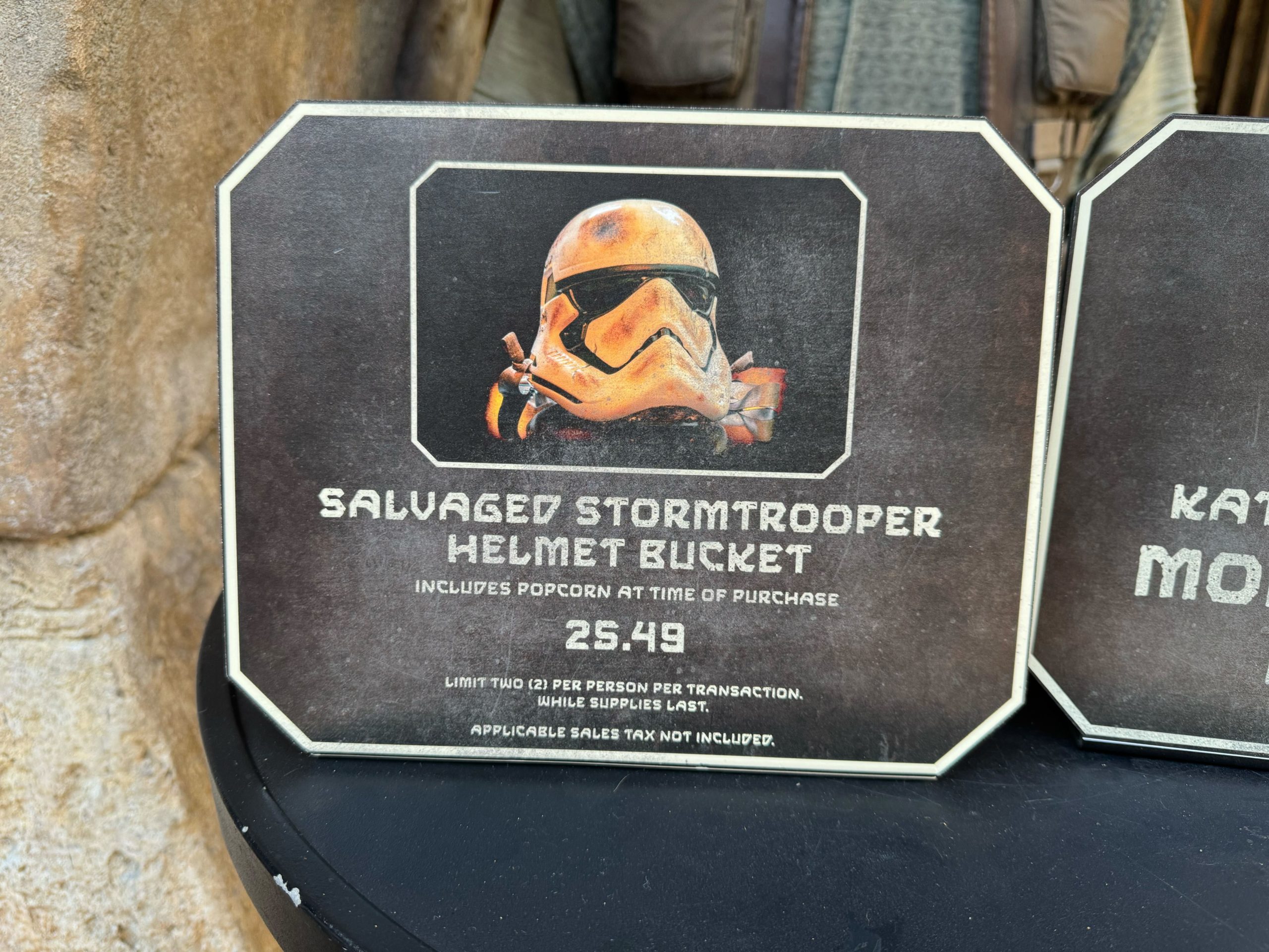 Salvaged Stormtrooper Popcorn Bucket