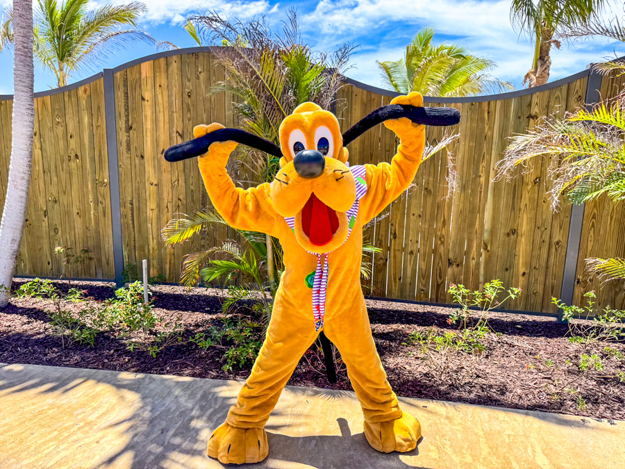 Lookout Cay Lighthouse Point Characters Meet and Greet Pluto