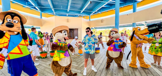 Lookout Cay Lighthouse Point Play Play Pavilion Characters Goofy Pluto Chip Dale