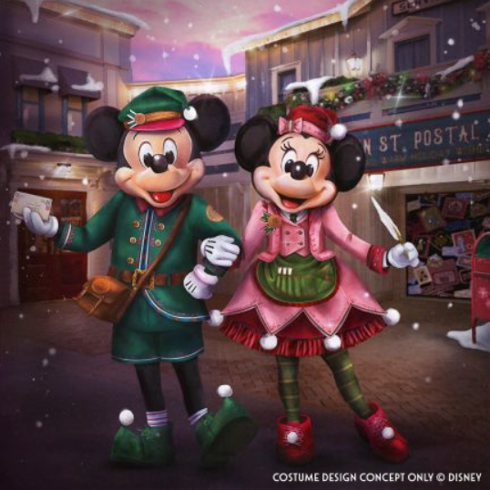 Disneyland 2024 Mickey and Minnie Holiday Outfits