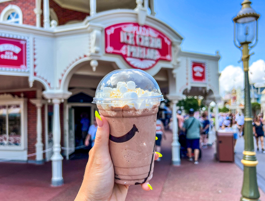 S'mores Shake Plaza Ice Cream Parlor Magic Kingdom