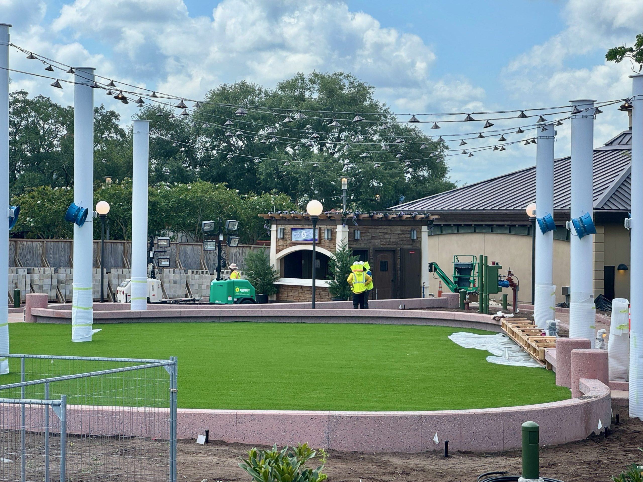 Festival Booth and Lighting Installed at Flex Space in EPCOT
