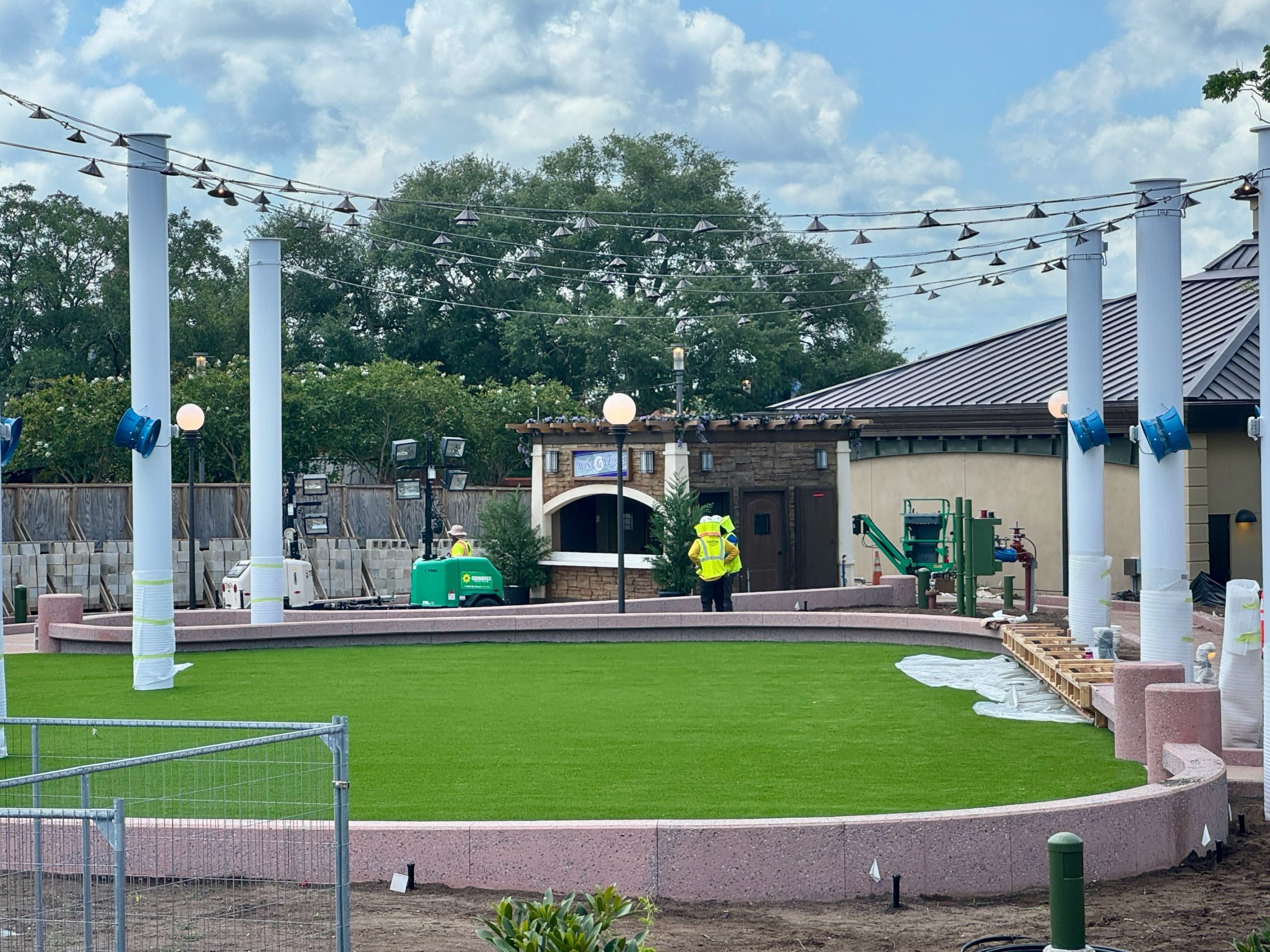 Festival Booth and Lighting Installed at Flex Space in EPCOT