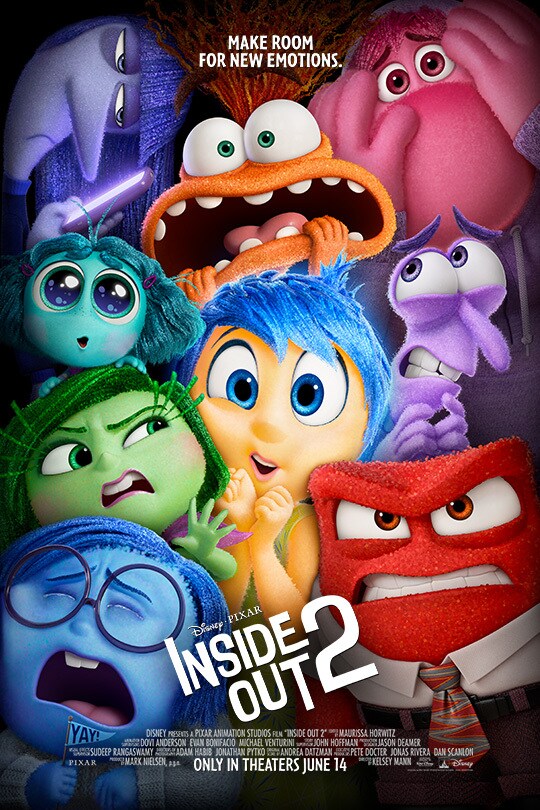 The main poster for Inside Out 2